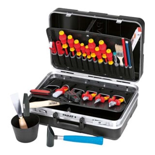 Knipex-Werk VDE-Werkzeugkoffer 00 21 S – 26-teilig, schwarz, isoliert